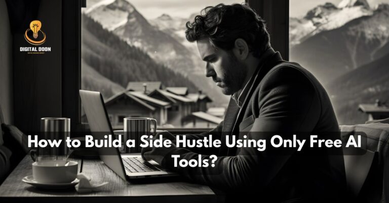 man working on his laptop