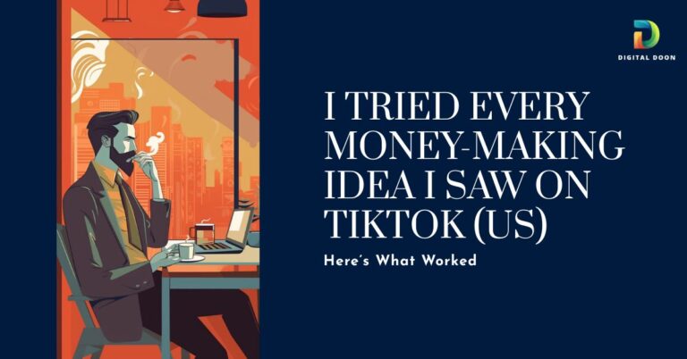 illustration of man working on his laptop